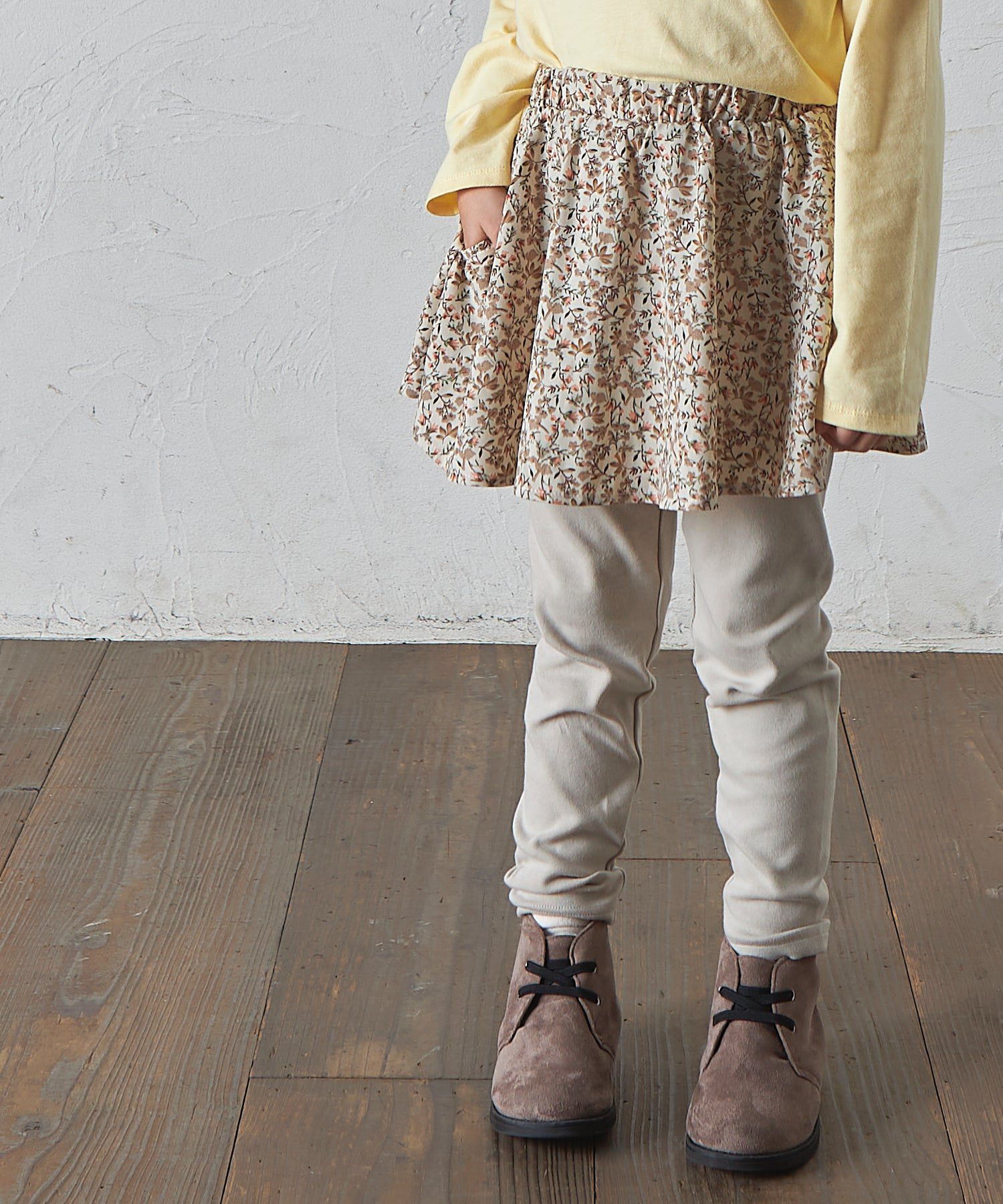 日本 PAIRMANON - 柔軟彈性百搭褲裙-素色-摩卡x灰黑