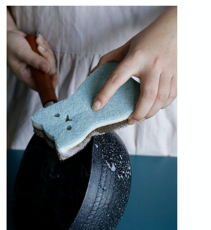 北歐風造型海綿清潔刷-蔬果4件組