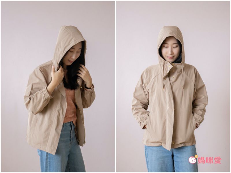 日本 OMNES - 輕量波浪衍縫長版羽絨外套-焦糖棕