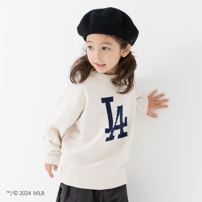 日本 Chil2 - MLB聯名 休閒針織毛衣-聖地牙哥教士-金摩卡