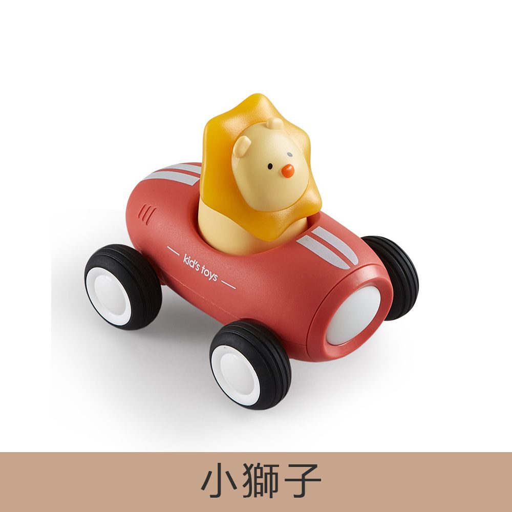 Arolo動物聲光慣性車玩具-獅子款