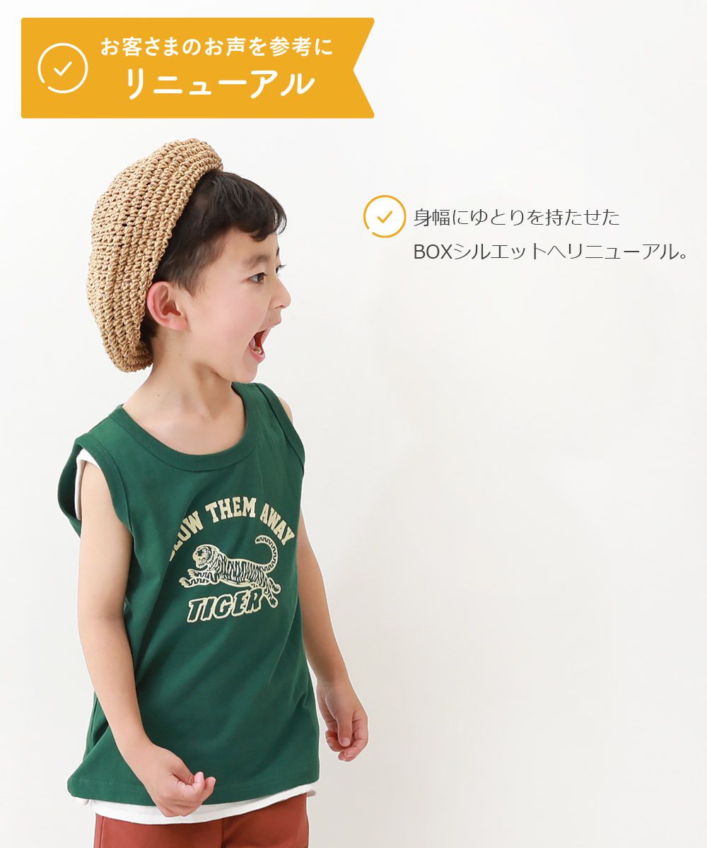 日本 devirock - 純棉定番百搭印花背心-英文字-黑