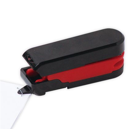 日本文具 inozto - 4合1 多功能打孔訂書機-藍x白 (7.5x2x2.7cm)