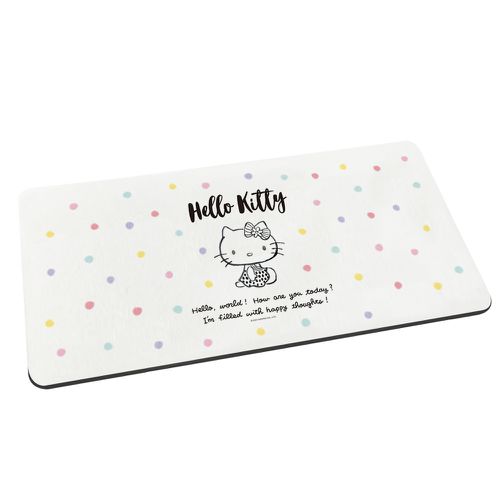 Sanrio三麗鷗【簡約KITTY】軟式珪藻土吸水地墊 浴室地墊 腳踏墊 吸水墊80X38X0.5cm