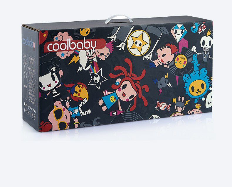 i-Smart - 二合一滑板車(輪子會發光)-酷炫藍