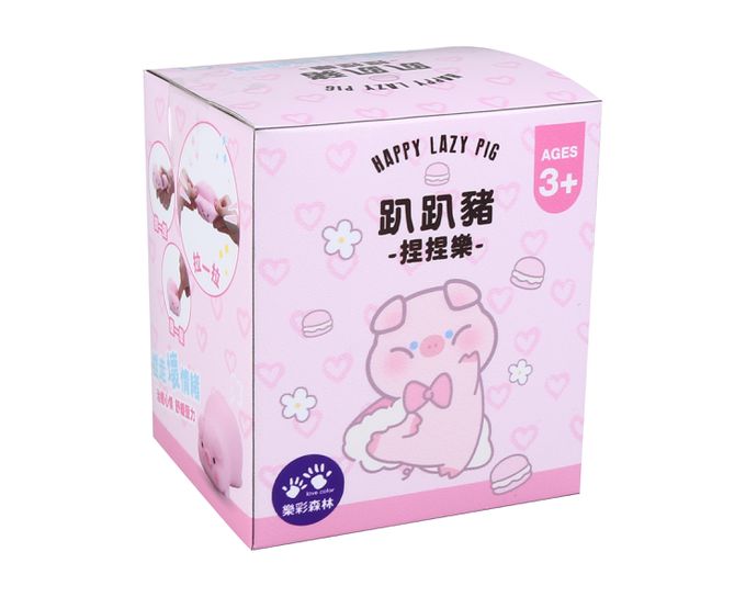 樂彩森林 - 療癒捏捏樂-趴趴豬