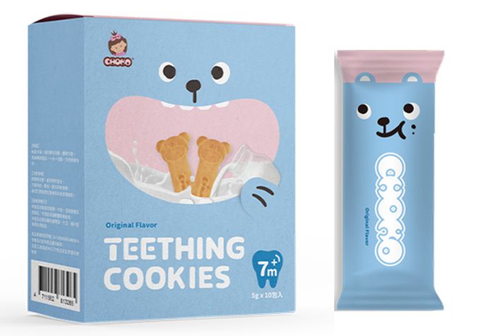 俏菓 Choko Bites - 磨牙餅(7m+) (原味)-50g-10入/盒