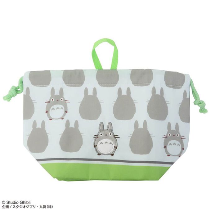 日本千趣會 - 貓巴士刺繡印花束口收納袋-橘 (S(約20×19cm))