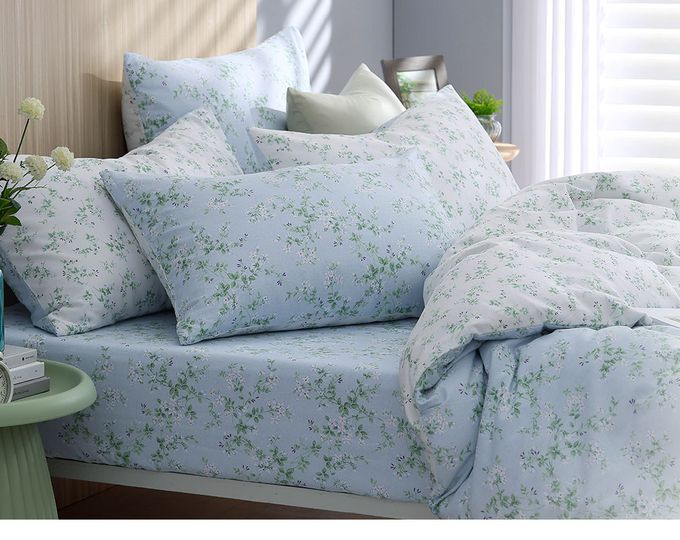 鴻宇 HongYew - 單人床包枕套組 100%精梳棉 純棉-卡芮