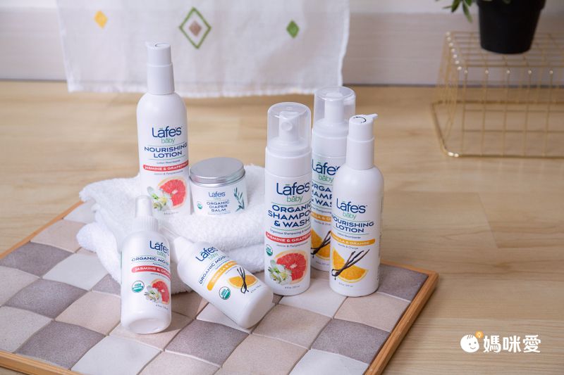 美國 Lafe's 有機洗髮沐浴慕斯、潤膚油、潤膚乳液