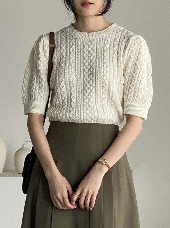 韓國女裝連線 - 淑女後鬆緊綁帶蝶結打褶中長裙-黑 (FREE)