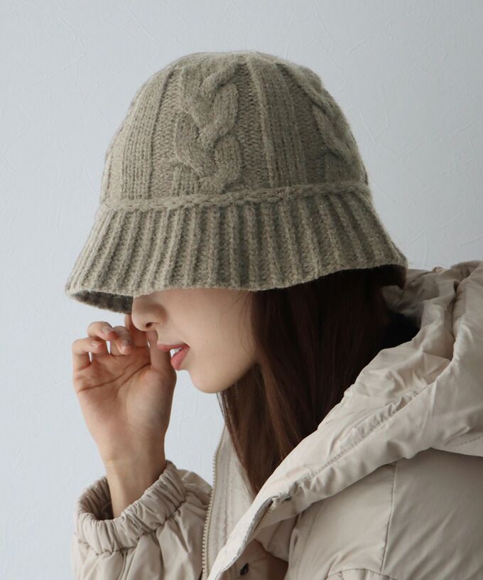 日本 BLUE EAST - 麻編編織鐘形帽-軍綠