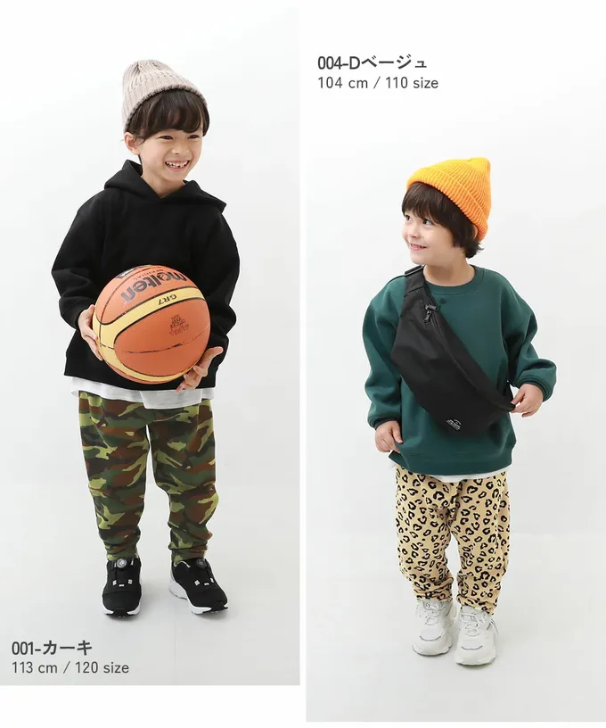 日本 devirock - RICH WARM 刷毛保暖哈倫寬鬆長褲-格紋-摩卡