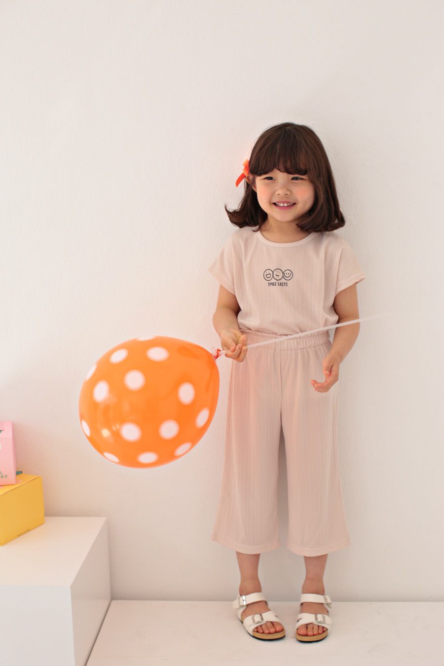 韓國 Dalla - 三個笑臉涼感套裝-杏