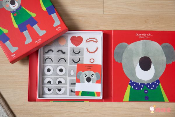 Moulin Roty - 磁性遊戲-無尾熊的表情