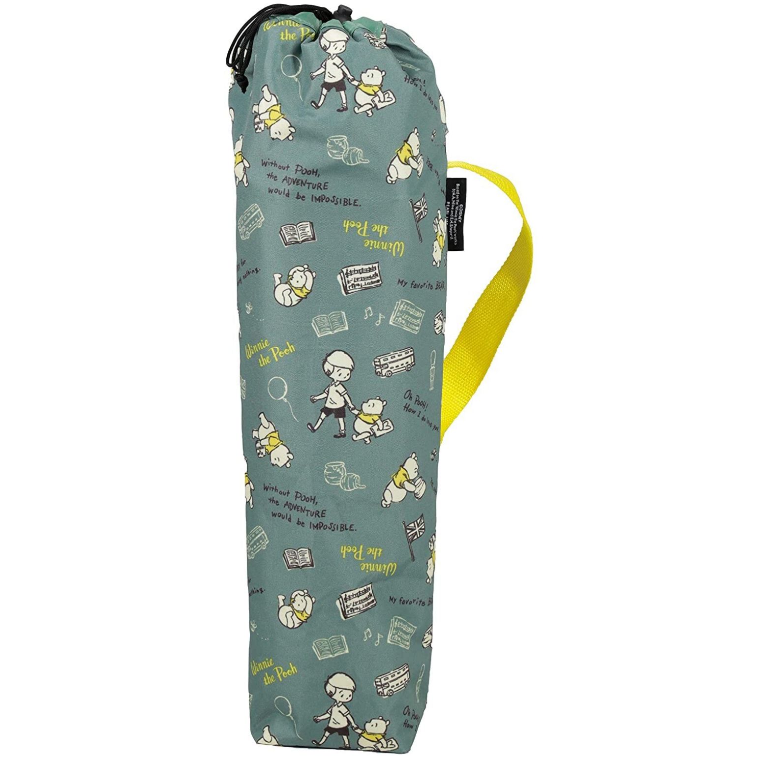 日本 Pearl 金屬 - 迪士尼 輕巧摺疊椅-維尼-綠X黃 (耐重60kg)