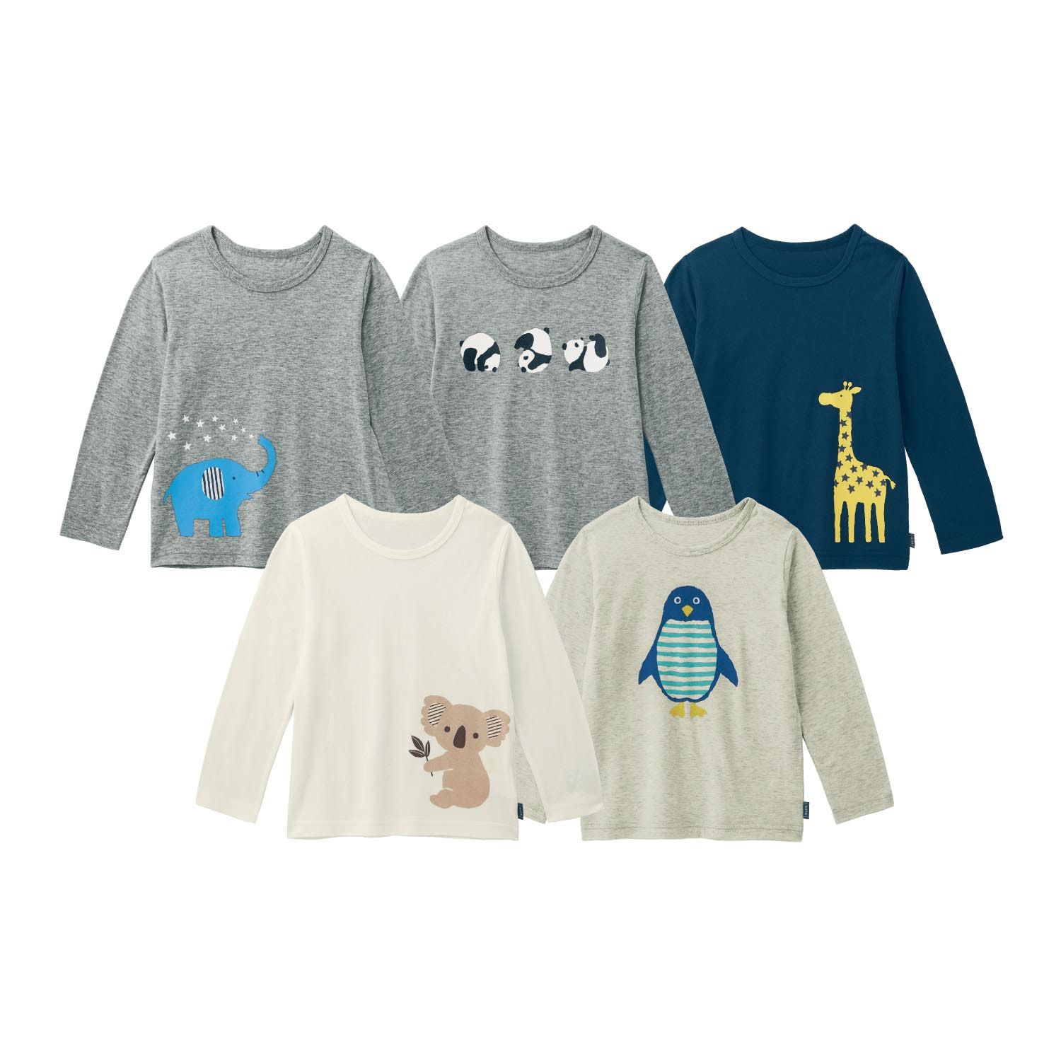 日本千趣會 - 超值T恤五件組(長袖)-美味甜點