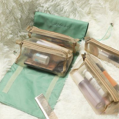 4in1萬用折疊化妝包-薄荷綠