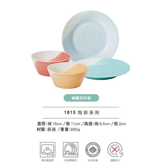 英國 Royal Doulton 皇家道爾頓 - 1815恆采系列-英倫午茶輕食8件組-內容物：長方盤20cm x2、雙耳盤16cm x2、小碟11cm x2、咖啡杯90ml x2