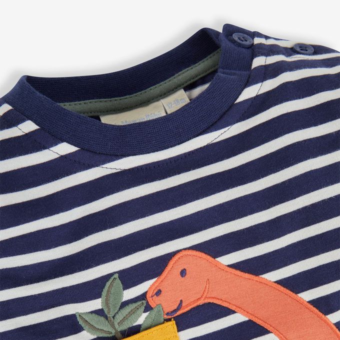 英國 JoJo Maman BeBe - 幼/兒童超優質100%純棉長袖上衣-長頸龍