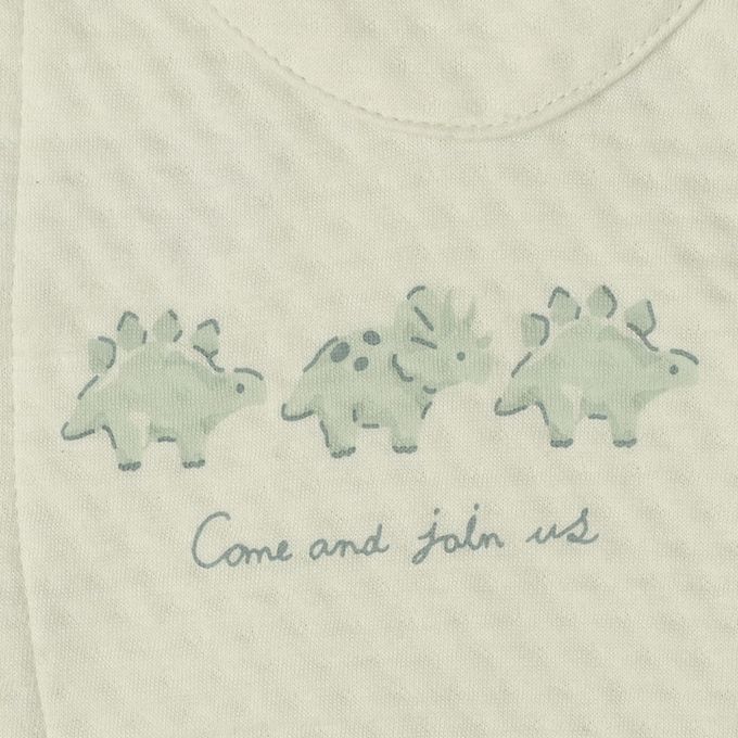 akachan honpo - 長袖舒適連身衣-綠色 (50~60cm)