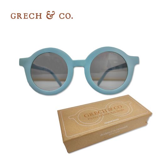 丹麥 GRECH & CO. - 兒童經典墨鏡二代紙盒款-兒童款-海水藍 (18M-6Y)