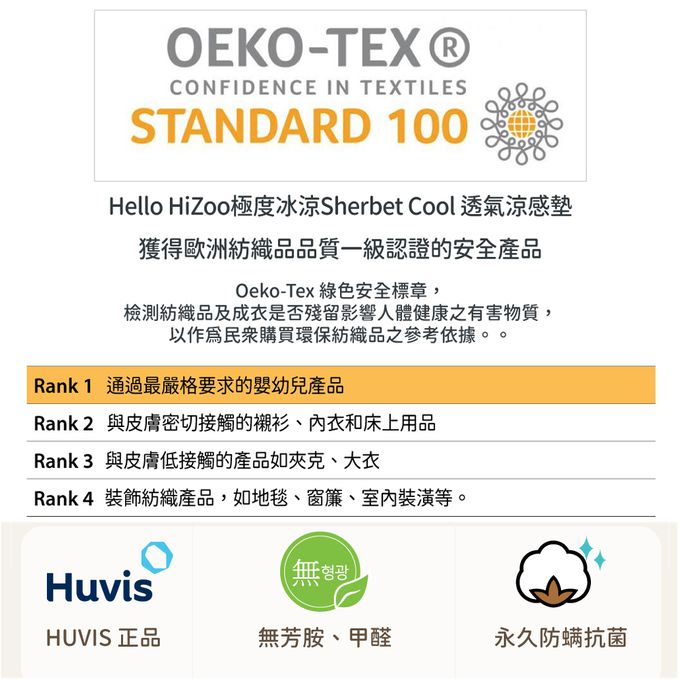 正韓Hello HiZoo - 極度冰涼 Sherbetcool 兒童涼感造型抗菌防蟎雙面枕/涼感枕/護脊/護頸枕-熊耳