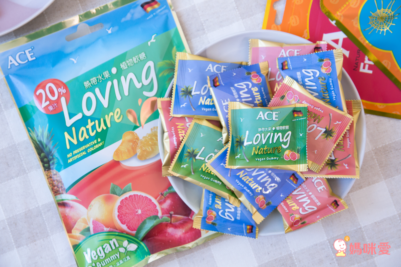ACE - 熱帶水果植物軟糖-160公克/袋
