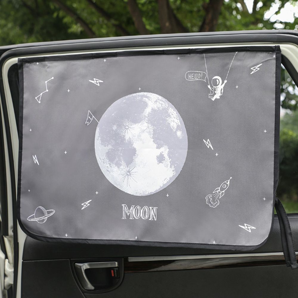 韓國 Bebe Deco - 三層遮光磁鐵遮陽窗簾-寂靜月光 (65*45cm)