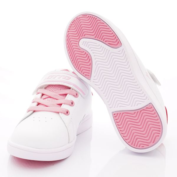 LOTTO - 童鞋-新潮休閒鞋(中大童)-白粉