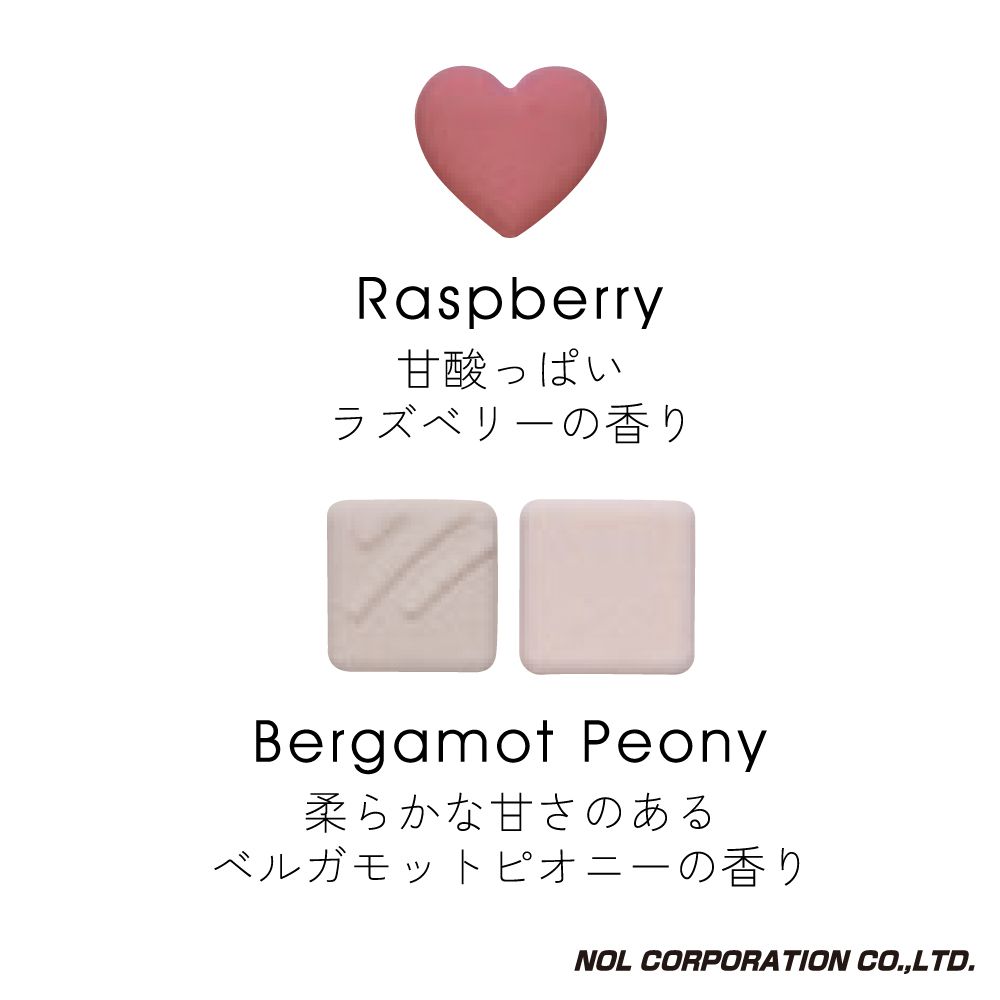 日本 NOL - 巧克力造型入浴劑禮盒-覆盆子&佛手牡丹