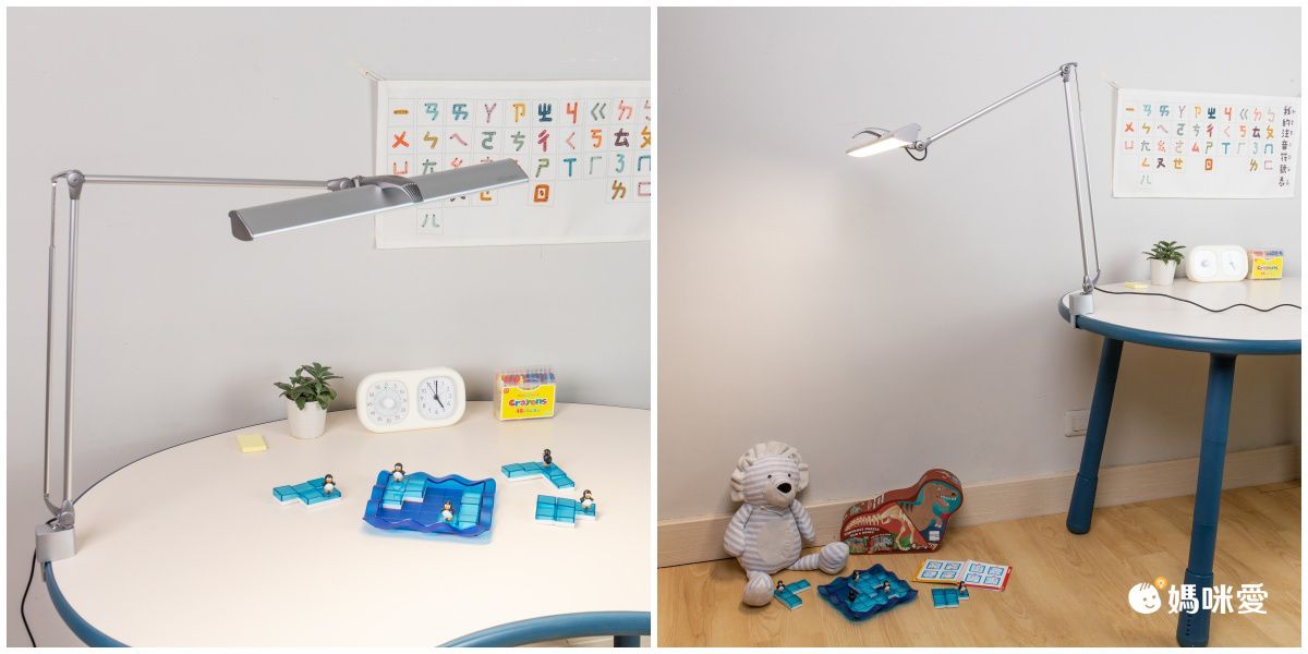 挑戰全網最低價【DEXLIGHT雙臂LED護眼檯燈】360°自由伸縮