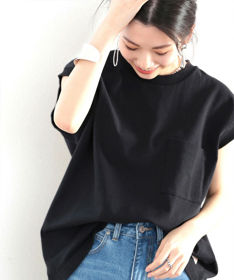 日本 Classical Elf - 100%美國棉厚磅圓領無袖上衣-白