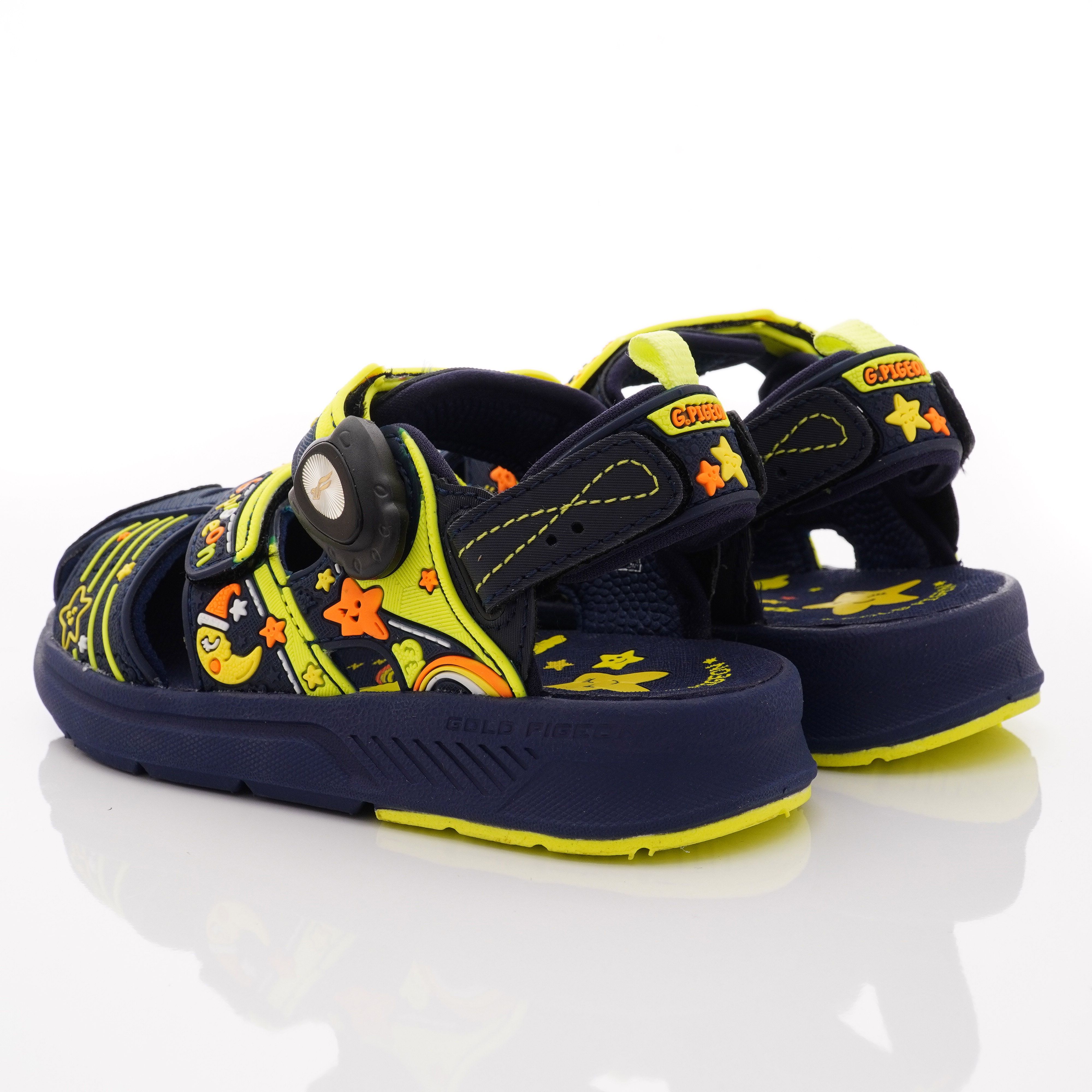 G.P - 護趾磁扣兩穿涼拖鞋款(中小童段)-藍綠