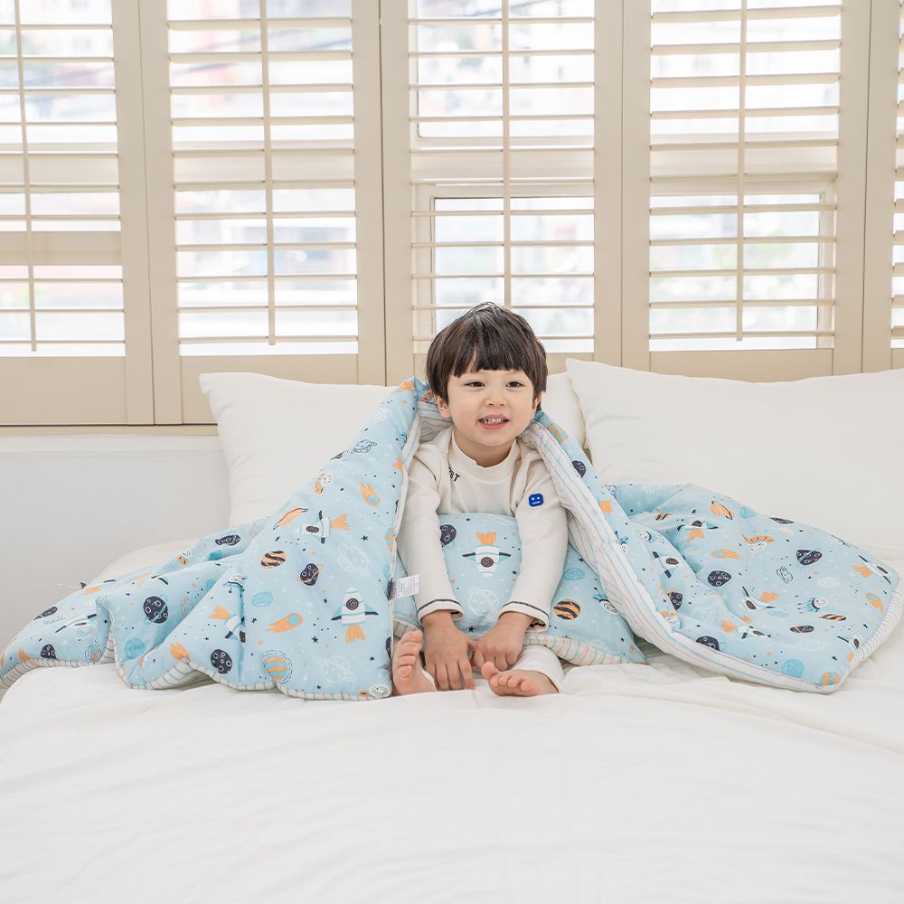 莫代爾兒童四季被-宇宙飛船-100x150cm