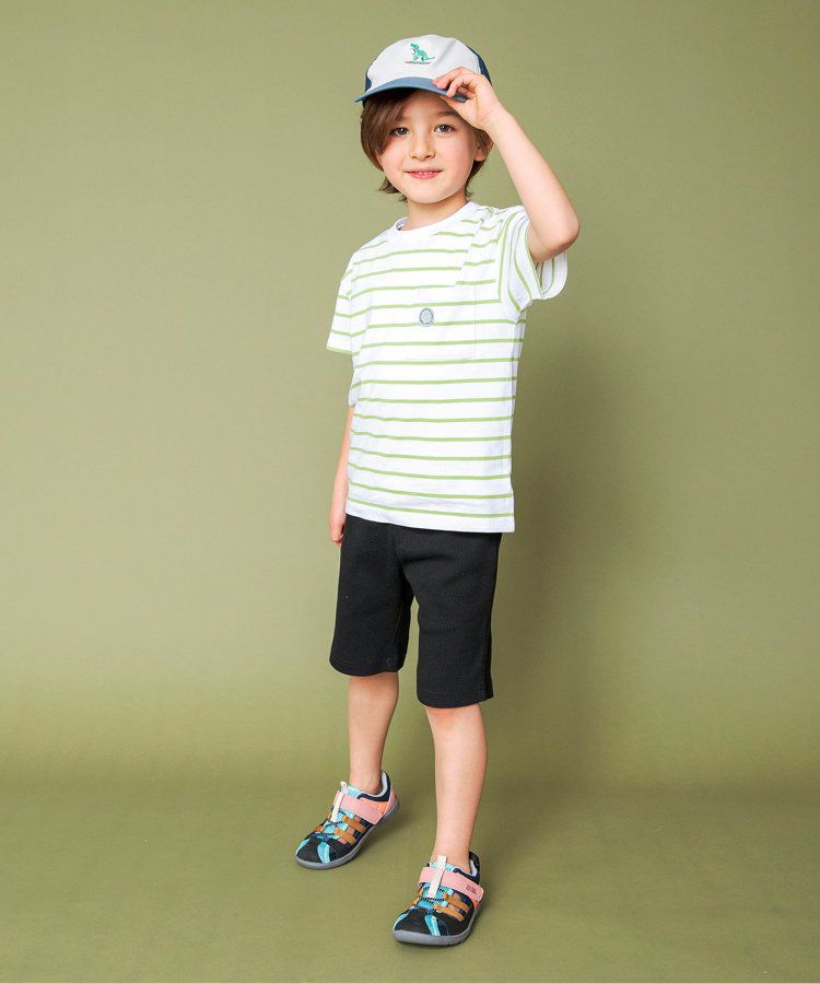 日本 BREEZE - 主角級印花網眼卡車帽-海鷗-綠卡其