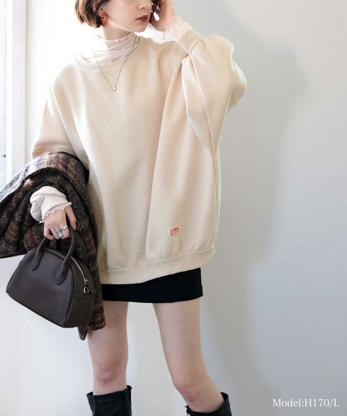 日本 Classical Elf - Java 裏起毛純色休閒長袖上衣-紫