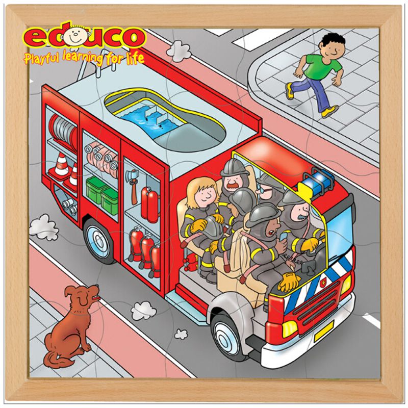 EDUCO - 【獨家組合優惠】雙層系列-卡車、消防車