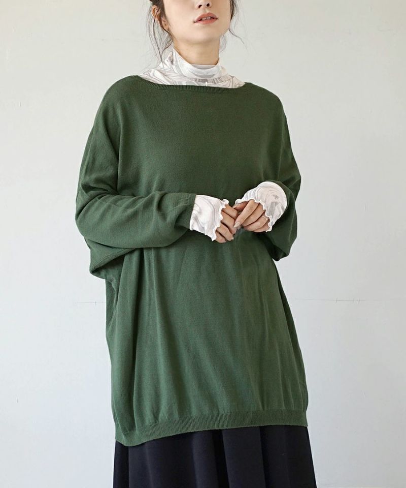 日本 zootie - 純棉薄針織飛鼠長袖上衣-蜜桃