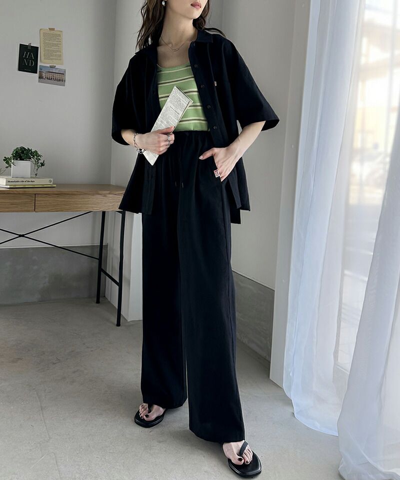 日本 Classical Elf - 純棉慵懶感美腿寬褲-摩卡