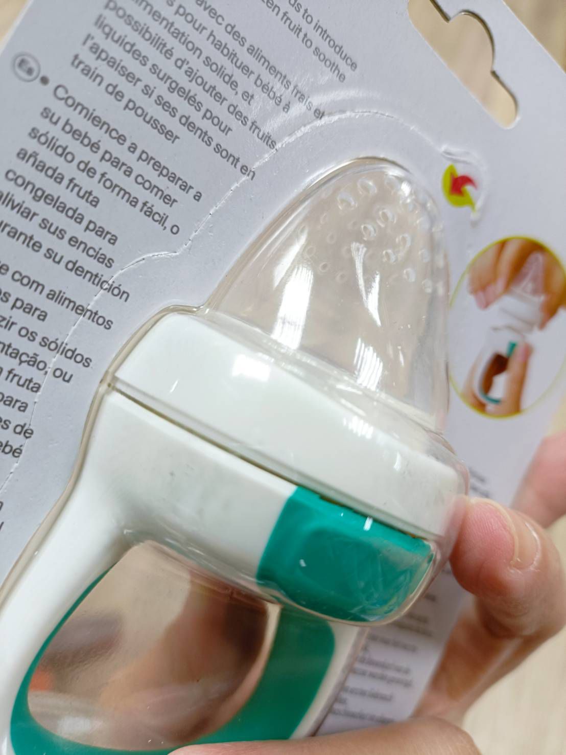 美國 OXO - 【福利品】tot 寶寶咬好滋味奶嘴-莓果粉