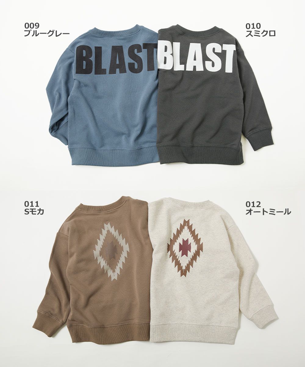 日本 devirock - 純棉 百搭印花長袖大學T-咖啡店早晨-淺灰