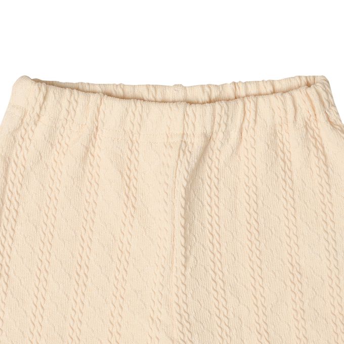 akachan honpo - 10分緹花內搭褲-象牙白色