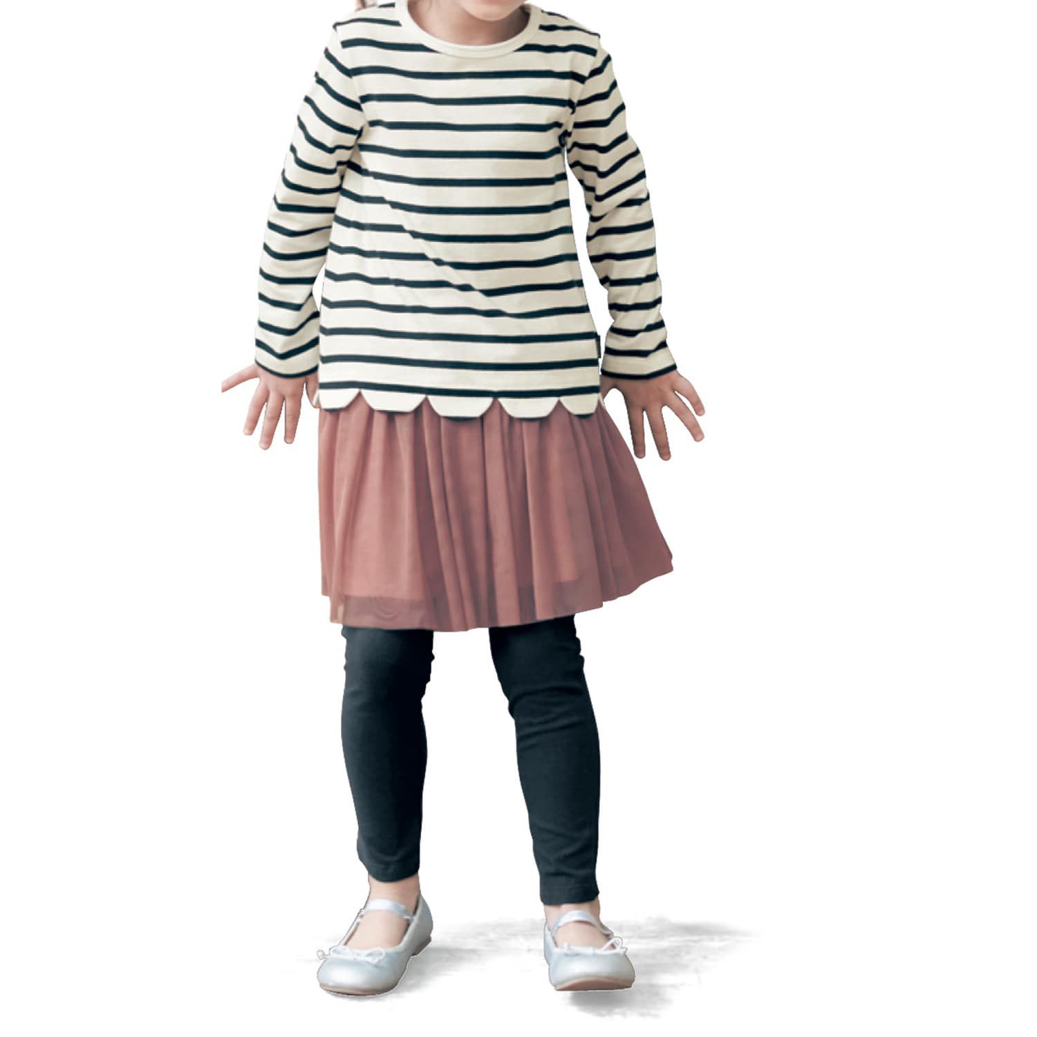 日本千趣會 - GITA 純棉百搭內搭褲裙-澎澎紗裙-冰河藍