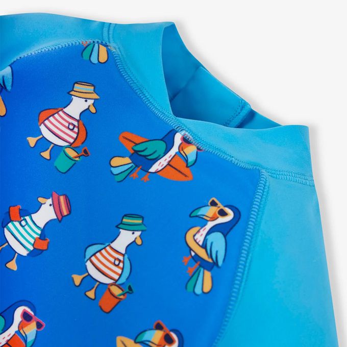 英國 JoJo Maman BeBe - 嬰幼兒/兒童兩件式防曬泳裝-海鷗家族