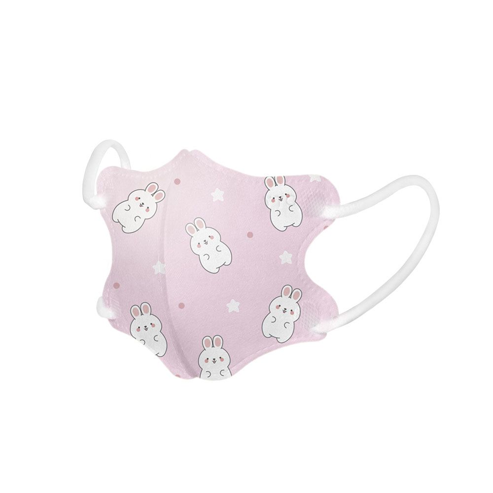 幼童3D空氣口罩-胖嘟兔款-3-6歲適用-30入/盒