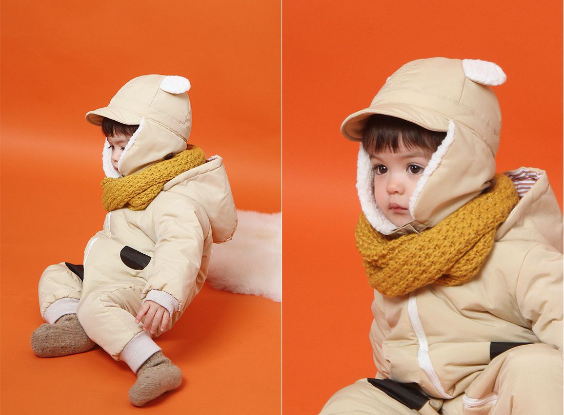 韓國 Babyblee - 粗毛線單色圍脖-粉紅 (FREE)