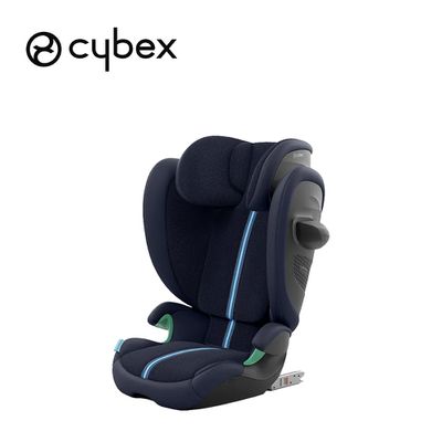 德國 Cybex - Solution G2 i-Fix Plus 3-12歲可摺疊兒童汽車安全座椅-深藍色