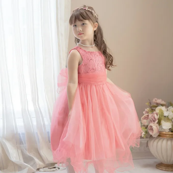 日本 Catherine Cottage - 夢幻層次蝴蝶結洋裝/小禮服-土耳其藍