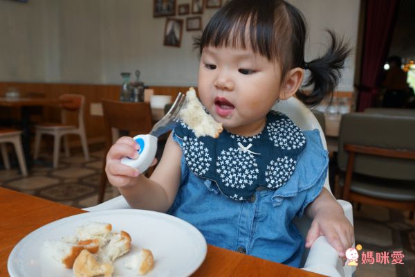 英國 Doddl - 人體工學幼兒學習餐具三件組-藍色-單組